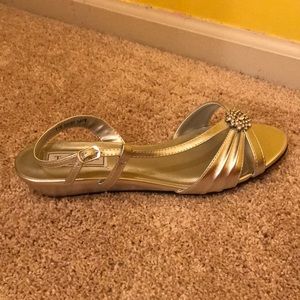 Touch Up Silver Wedge Sandal